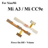 XiaoMi Mi A3 / CC9e Power On Off + Volume Button Key Flex Cable Ribbon For Repair OnOff On/Off MiA3 