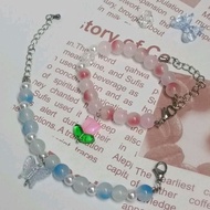 BIBABOOO Cute Tulip Butterfly Asthetic Bracelet