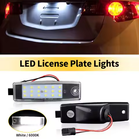 2×LED License Plate Light for Scion XB NCP31 03-06 for Toyota Highlander/Kluger/Hiace for Lexus RX30