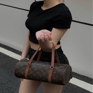 LV紅皮老花巴比龍子母包