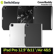 SwitchEasy CoverBuddy 2022-2020 10.9" iPad Air 5 & 4 / iPad Pro 11" Case 2018-2021/iPad Pro 12.9 Inc
