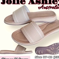 Jolie Ashley Bianca Sandal Comfortable, Lightweight, and FlatWanita for Weddings