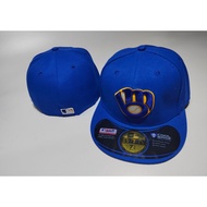 High Quality Milwaukee Brewers full cap fitted hat MLB 59Fifty closed fit caps sports embroidery hat