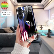 HP Samsung A16 Case - Latest Motif Softcase Glass Shiny New Case Glossy casing Samsung A16hp [Aesthe