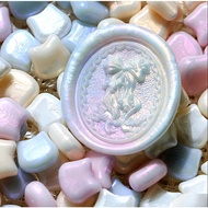 The Next Day Arrival Cat Loves Fish Head Shape Polarized Wax Particles Sealing Stamp/Fire Lacquer St