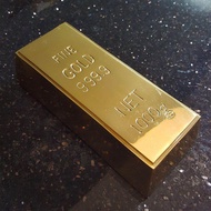 Miniature Emas Batangan 1kg Miniature Logam Mulia Emas Batangan 1000g Diecast Fine Gold 999.9
