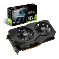 ASUS รับประกัน 3 ปี Dual GeForce RTX™ 2060 OC edition EVO 6GB GDDR6 with the all-new NVIDIA Turing™ 