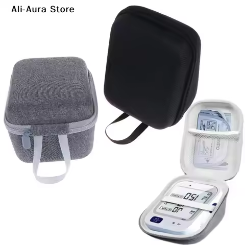 1Pcs Home Electronic Measurement EVA Blood Pressure Bag Hard Case Storage Bag For Upper Arm Blood Pr