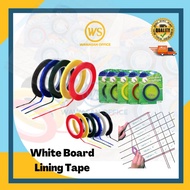 Whiteboard Line Tape Lining Tape White Board  3mm 5mm