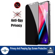 ♥ SPLAY Shipping+Readystock ♥Privacy Anti Peeping Tempered Glass Screen Protector For OPPO A17 A57 A77s A55 A54 A16 A15 A15s A5s A3s A12 A76 A78 A95 A96 A74 A53 A33 A32 A31 A9 A7 A5 Reno 8T 8Z 7Z 6Z 5Z 7 5 Pro A94 A93 A92 A91 A77 A52