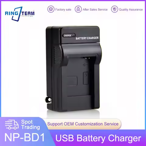 NPFD1 NPBD1 NP-FD1 NP-BD1 Battery Charger for Sony Cyber-shot DSC G3 T2 T70 T75 T77 T90 T200 T300 T5