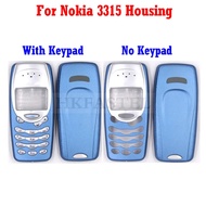Untuk telefon bimbit Nokia 3315 Perumahan Depan Baharu Dengan penutup pintu belakang + Pad Kekunci B