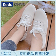 [21 new] Keds classic women's board shoes leather casual low-top flat shoes leather women's shoes beige all-match hot sale