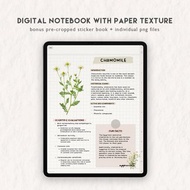 數碼 Digital Paper Texture Notebook for GoodNotes Notability Samsung Notes iPad