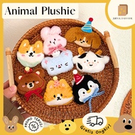 GANTUNGAN Daffodil Journal - Animal Keychain Cute Plushie Keychain | Small Doll Animal Keychain