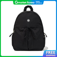 COVERNAT | Covernat Womens Clover Heart Shirring Nylon Backpack Black Co2606Bp75Bk