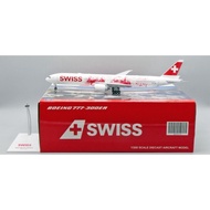 Ready Stock JC Wings 1: 200 Swiss Airlines B777-300ER HB-JNA Alloy Airplane Model Out of Print Car M