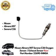 Nissan Almera N17 Serena C26 Oxygen Sensor / Exhaust Sensor Rear 22690-1HM0A