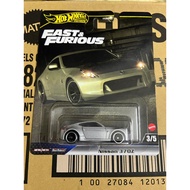 LeHuong Diecast - Hot Wheels Premium NISSAN 370Z Gray Car Model
