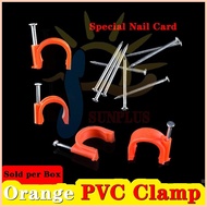✨ ◊☜ ✢ PVC Orange/Blue Pipe Clamp
