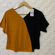 Batwing Shirts crop Tops For Women Short Sleeve Combination / crop Tops / crop Tops / Women's Shirts