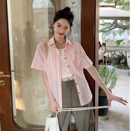 GheStudio K82 Korean minimallist style short-sleeved women's shirt