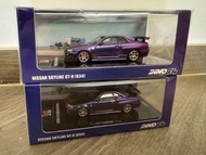 1/64 inno NISSAN SKYLINE GT-R (R34) MIDNIGHT PURPLE II (剩一)