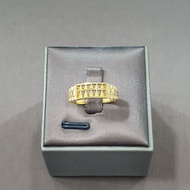 22k / 916 Gold Abacus Ring Slim V3