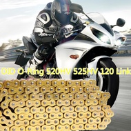 โซ่ สีทอง DID Oring 520 จำนวน 120 ข้อ 520HV 120L 525HV 120L โซ่520 120ข้อ 525โซ่รถวิบาก โซ่ rk 520 ย