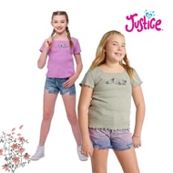 Justice Rib Knit Tshirt Girls (7Years-18Years)/Girls Knitwear (7-18 Years)