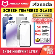 AZEADA Tinted HD Screen Protector Tempered Glass For IP 13 Series Privacy Anti Spy Templet Kaca Fon