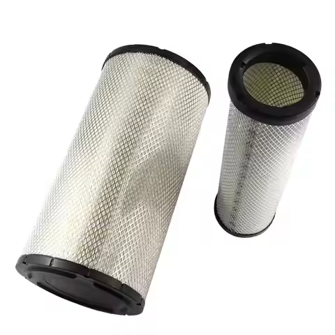 Air filter Element 600-185-4110 600-185-4120 Compatible with Komatsu Excavator HB205-1 HB205-1M0 HB2