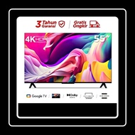 BEKAS PAKAI! TCL GOOGLE TV 55 INCH SMART TV 4K UHD LED TV SMART ANDROID TCL