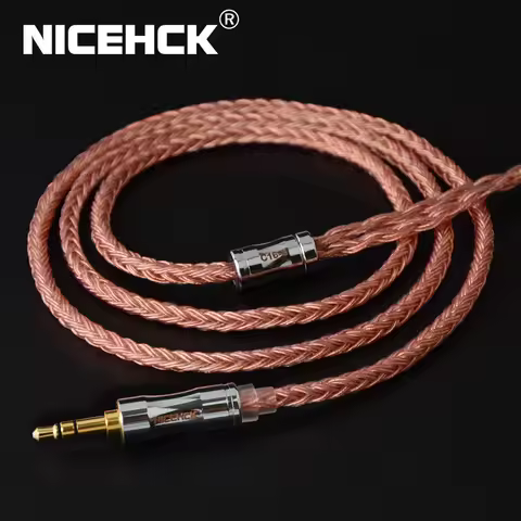 NICEHCK C16-3 IEM Earphone Cable Wire 16 Cores High Purity Copper Earbud Cable 3.5/2.5/4.4mm MMCX/2P