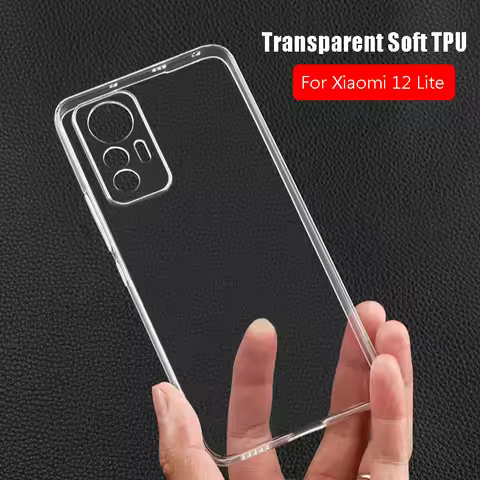 Transparent Soft TPU Crystal Silicone Case For Xiaomi 12 Lite Xiaomi 12x Pro Full Len Camera Protect