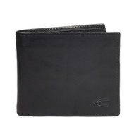 camel active Men Casual Bifold Genuine Leather Wallet (SBF0605GO0#BLK)