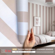 Stripes Summer Waterproof Wall DIY Stickers Home Living Room Wallpaper Self Adhesive 10M EZ Art Wall