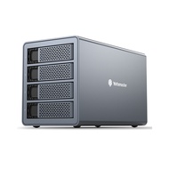 Yottamaster USB 3.0 Hard Drive Enclosure 4 Bay External Direct Attached Storage Max up to 96TB for 3