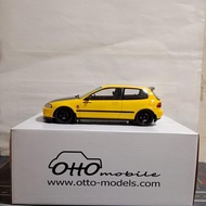 HONDA CIVIC DIECAST (EG 6) SIR II SPOON YELLOW SCALE 18 BY OTTO CODE 549