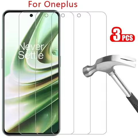3PCS For Oneplus 7 8 9 10 Pro 9R 9RT 10R Screen Protector Tempered Glass For Oneplus Nord 2 CE 5G 3T