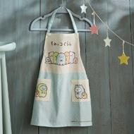 Spring Grandma| Made In Japan Corner Creature Children's Apron 110cm Friends Kitchen Utensils Work Children