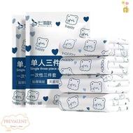 PREVALENT Disposable Bedding Set, Non-Woven Fabric Dirty Proof Non-Woven Bedding Set, Thickened Mate