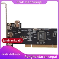 3 Port IEEE 1394 Firewire Card PCI Firewire Adapter IEEE 1394 PCI Controller Card for Desktop PC