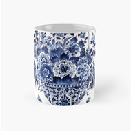 Ceramic Mug | Gift | Gift | Hampers | Royal Delft Blue Flower Basket