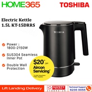 Toshiba Electric Kettle 1.5L KT-15DRRS