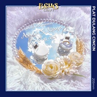 BEUS CRAFT PLAT DULANG CINCIN HANTARAN AKRILIC | GUBAHAN | AKAD NIKAH | PERKAHWINAN | IJAB QABUL