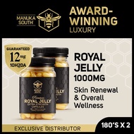 [2Btl]Manuka South Extra Strength Royal Jelly rich in vitamin amino acid antioxidant for Skin Joint Heart Brain Immunity