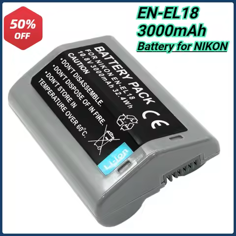 3000mAh EN-EL18 EN-EL18A EN-EL18B EN-EL18D BATTERY for NIKON Z9 D4 D4S D5 D6 MB-D12 D500 D800 D850 M