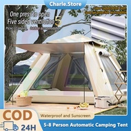 Camping Tent Automatic 5-8 Person Foldable Waterproof Travel Tent Outdoor Camping Tent Khemah