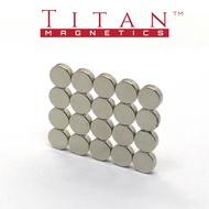 Disc Neodymium Magnets N35 6mm dia x 2mm 20pcs/pack